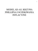 MODEL AD-AS, KRZYWA PHILLIPSA I OCZEKIWANIA INFLACYJNE - slide 1