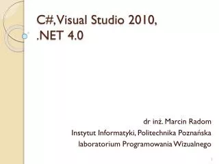 c visual studio 2010 net 4 0
