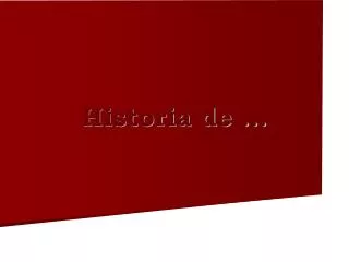 historia de