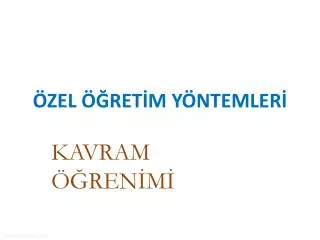 zel ret m y ntemler