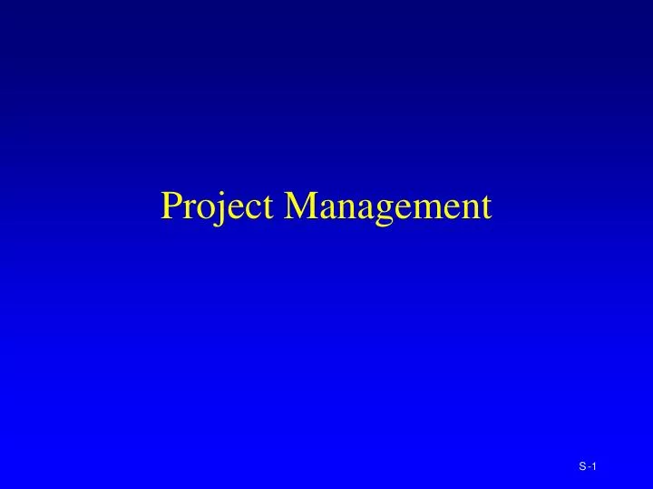 project management