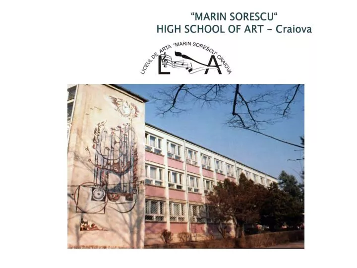 marin sorescu high school of art craiova