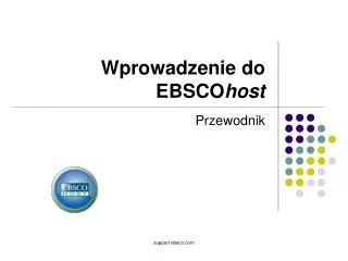 wprowadzenie do ebsco host