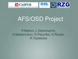 AFS/OSD Project