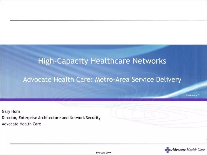 high capacity healthcare networks advocate health care metro area service delivery