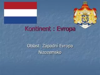 kontinent evropa
