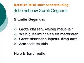 scholenbouw soroti oeganda