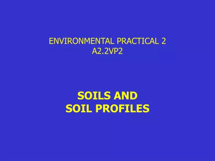 environmental practical 2 a2 2vp2