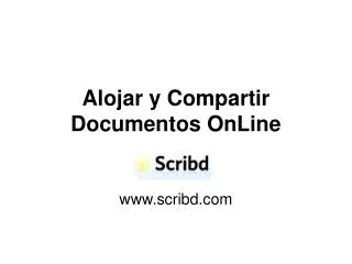 alojar y compartir documentos online