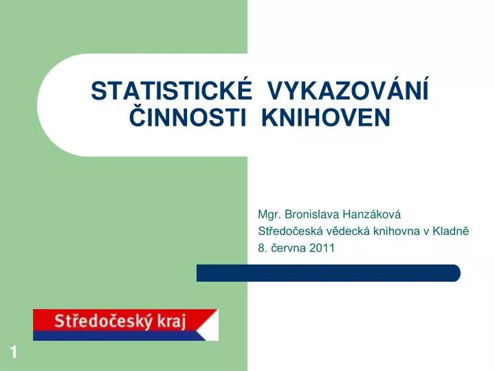 statistick vykazov n innosti knihoven