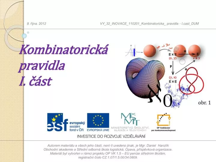 kombinatorick pravidla i st