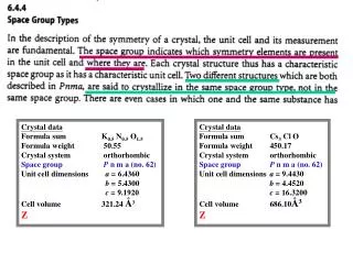 Crystal data Formula sum	 K 0.5 N 0.5 O 1.5 Formula weight	 50.55