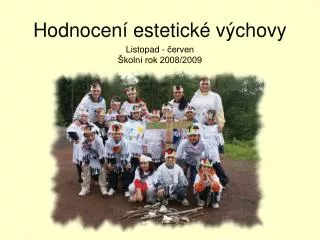 hodnocen estetick v chovy