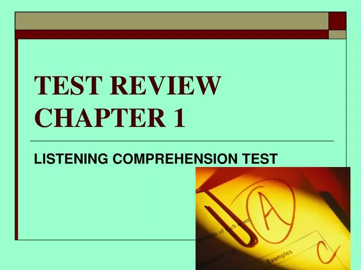 test review chapter 1