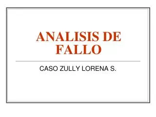 analisis de fallo