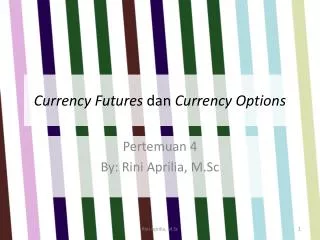 currency futures dan currency options