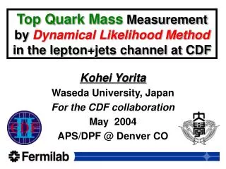 Top Quark Mass Measurement by Dynamical Likelihood Method in the lepton+jets channel at CDF