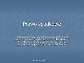 prawo spadkowe