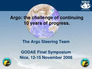 Argo: the challenge of continuing 10 years of progress.