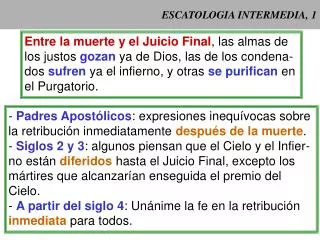 escatologia intermedia 1