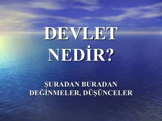 devlet ned r