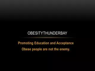 Obesitythunderbay