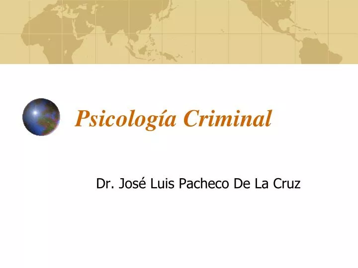 psicolog a criminal