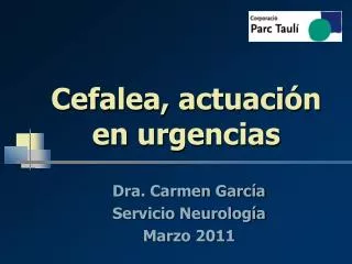 cefalea actuaci n en urgencias
