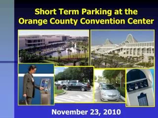 Short Term Parking at the Orange County Convention Center