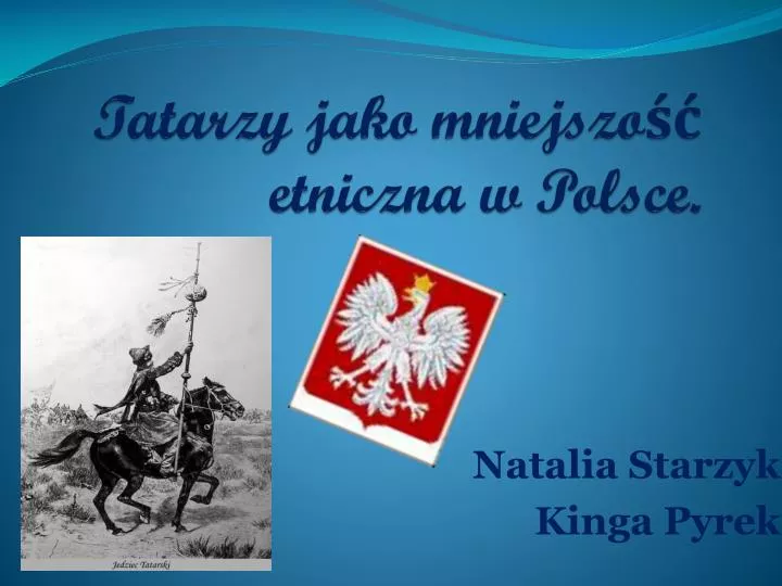 tatarzy jako mniejszo etniczna w polsce