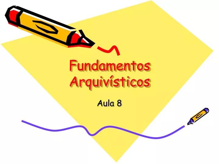 fundamentos arquiv sticos