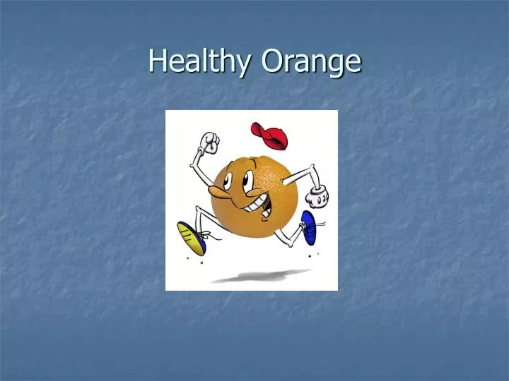 healthy orange