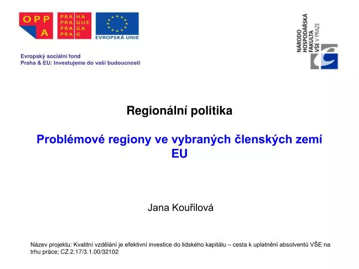 region ln politika probl mov regiony ve vybran ch lensk ch zem eu