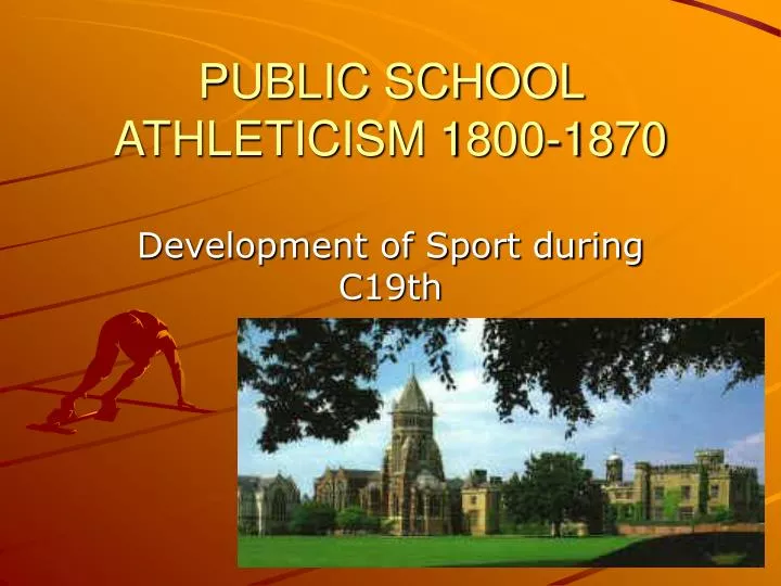 public school athleticism 1800 1870