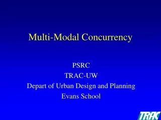 Multi-Modal Concurrency