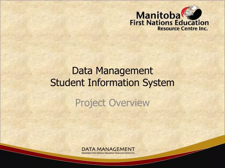 data management student information system