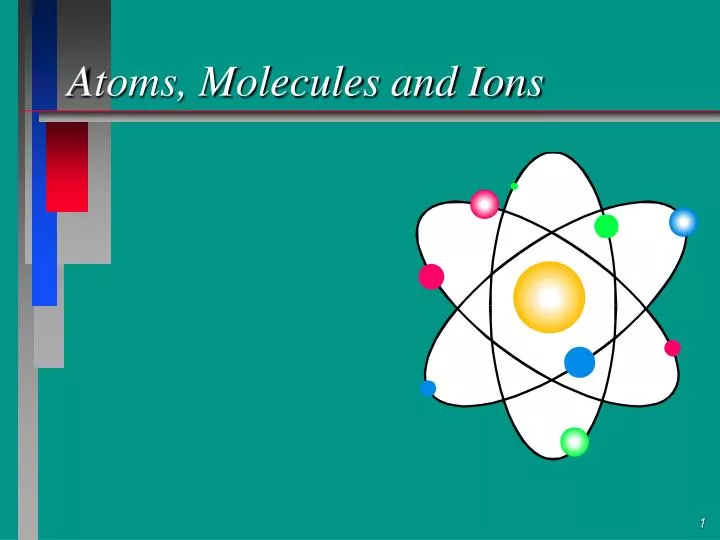 atoms molecules and ions