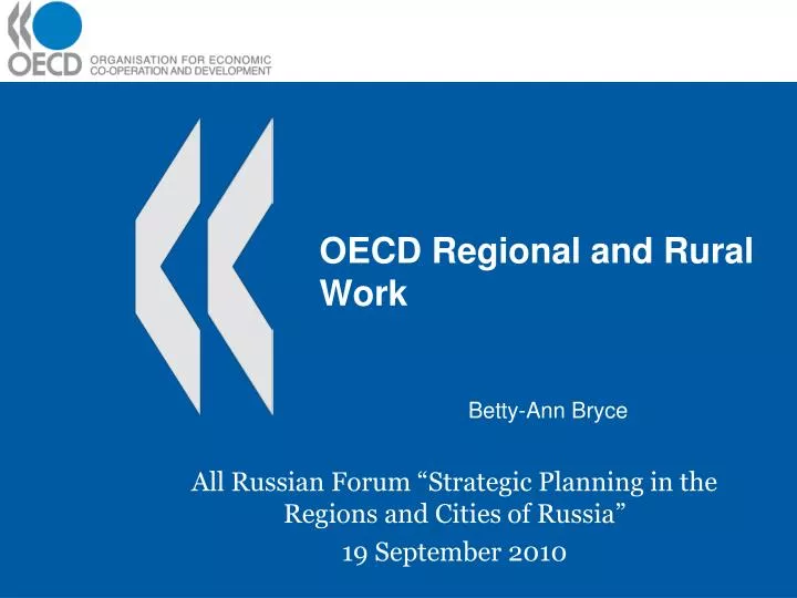 oecd regional and rural work