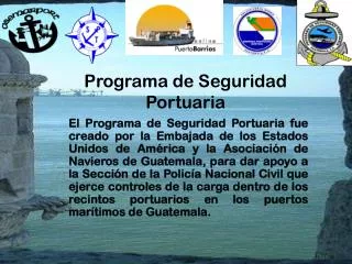 programa de seguridad portuaria