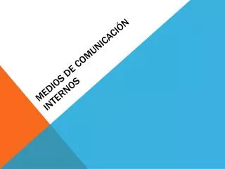 medios de comunicaci n internos