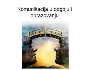 komunikacija u odgoju i obrazovanju