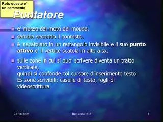 puntatore