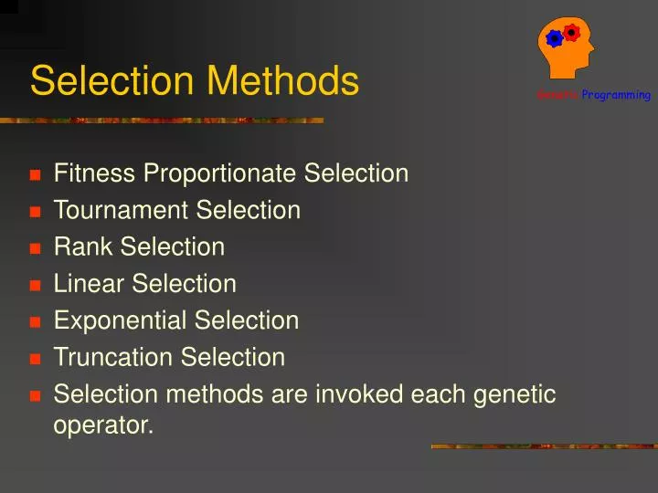 selection methods