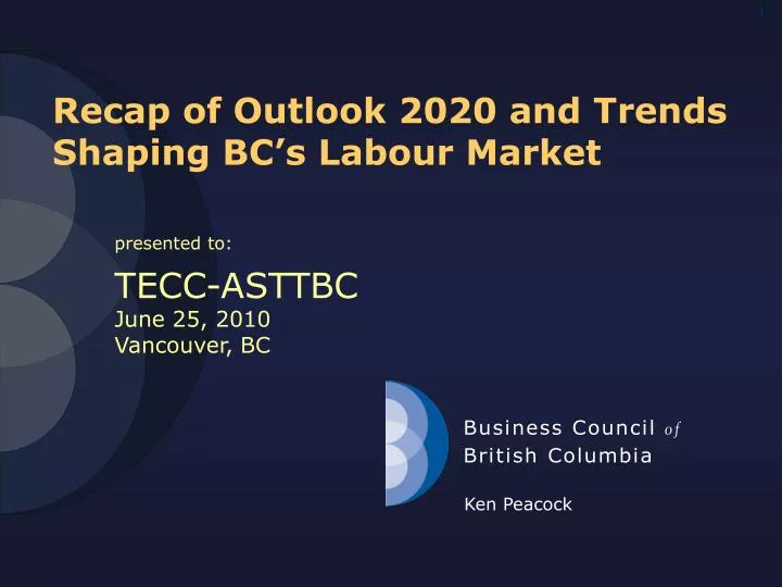 recap of outlook 2020 and trends shaping bc s labour market