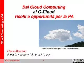 dal cloud computing al g cloud rischi e opportunit per la pa