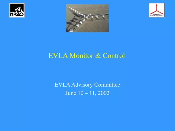 evla monitor control