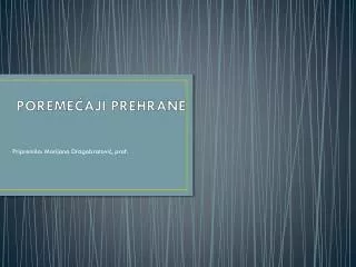 poreme aji prehrane
