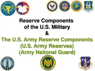 Reserve Components of the U.S. Military &amp; The U.S. Army Reserve Components (U.S. Army Reserves)