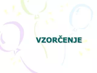 vzor enje