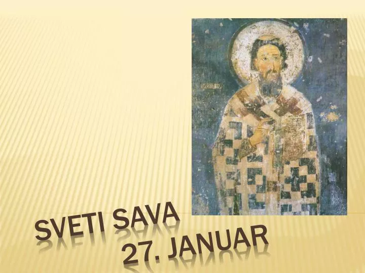 sveti sava 27 januar